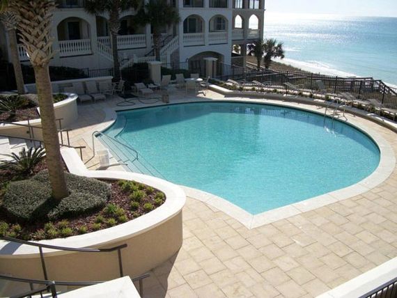 Swimming pool at a group lodge — Pool & Patio Services in Fort Walton Beach, FL