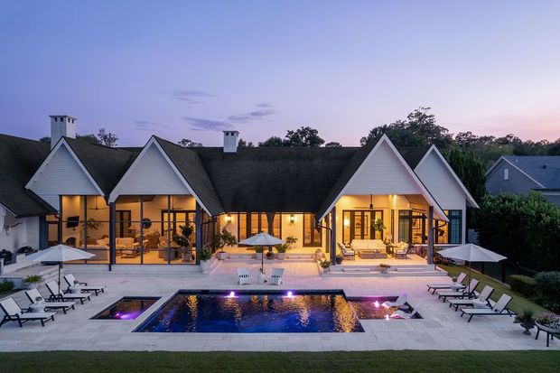 sunbeds and parasols — Swimming Pool Renovations in Fort Walton Beach, FL