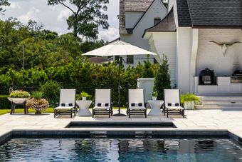 Swimming pool at a group lodge — Pool & Patio Services in Fort Walton Beach, FL