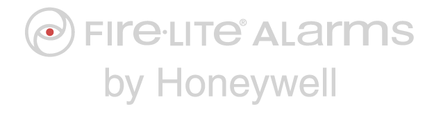 Un logo pour les alarmes Firelite de Honeywell sur fond blanc