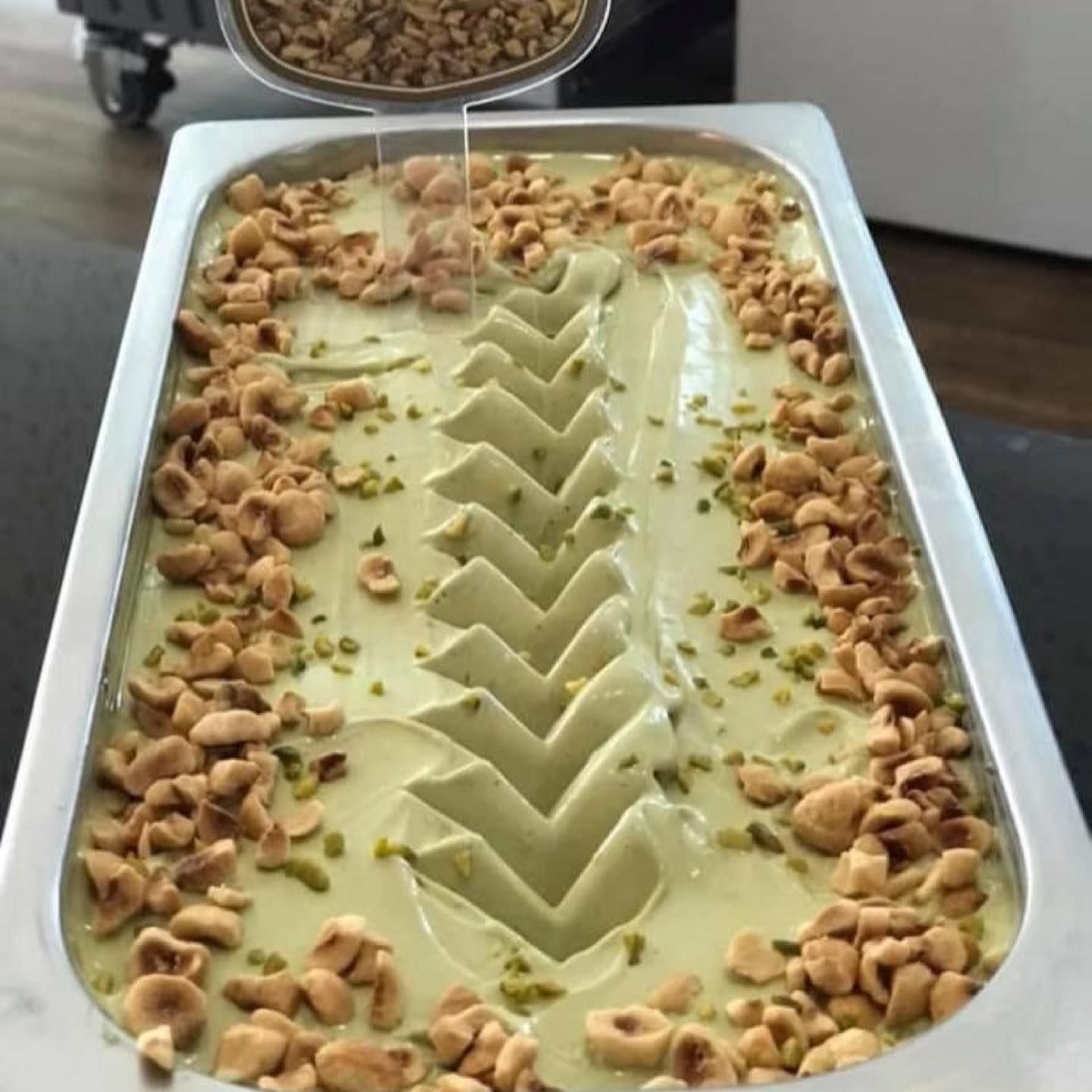 selfmade Pistazien Eis