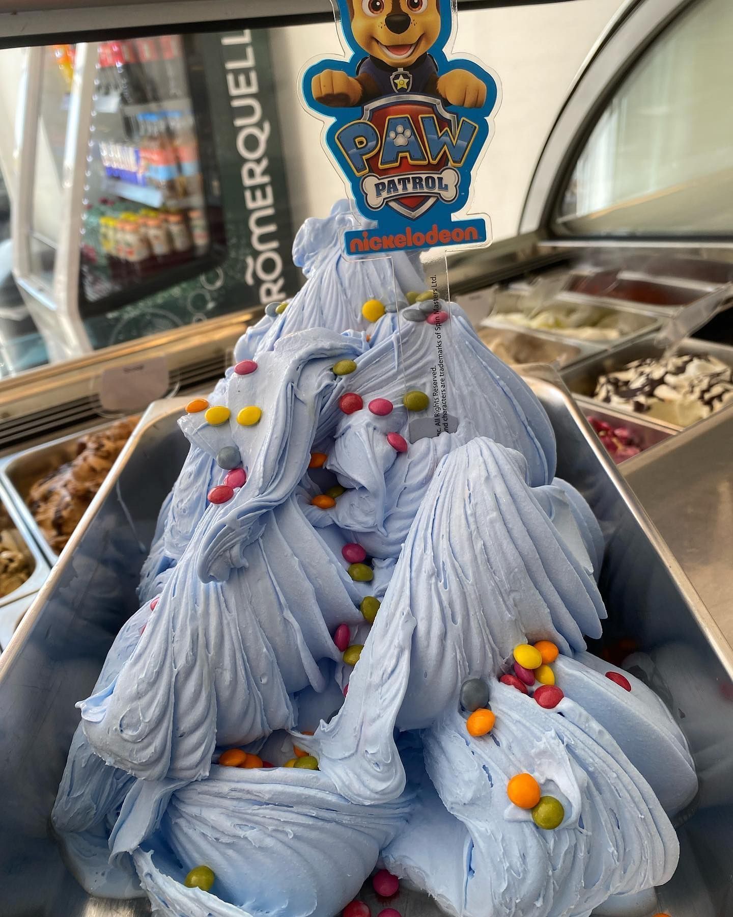 Paw Patrol Eiscreme blau
