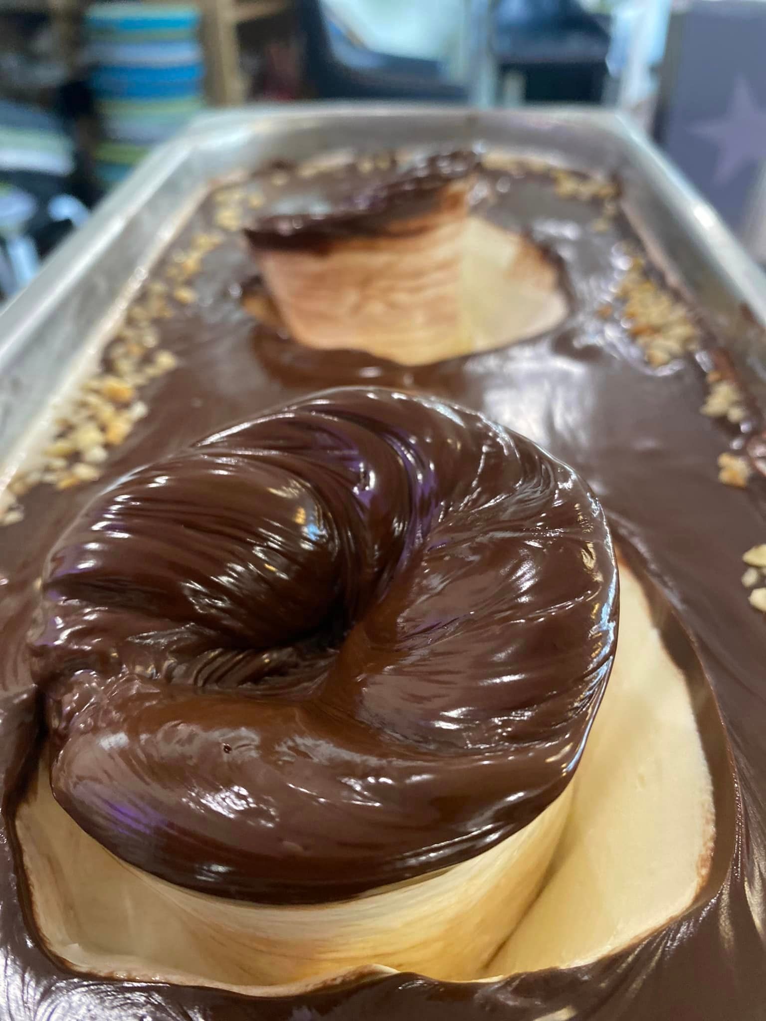 selfmade Eis Schokobanane