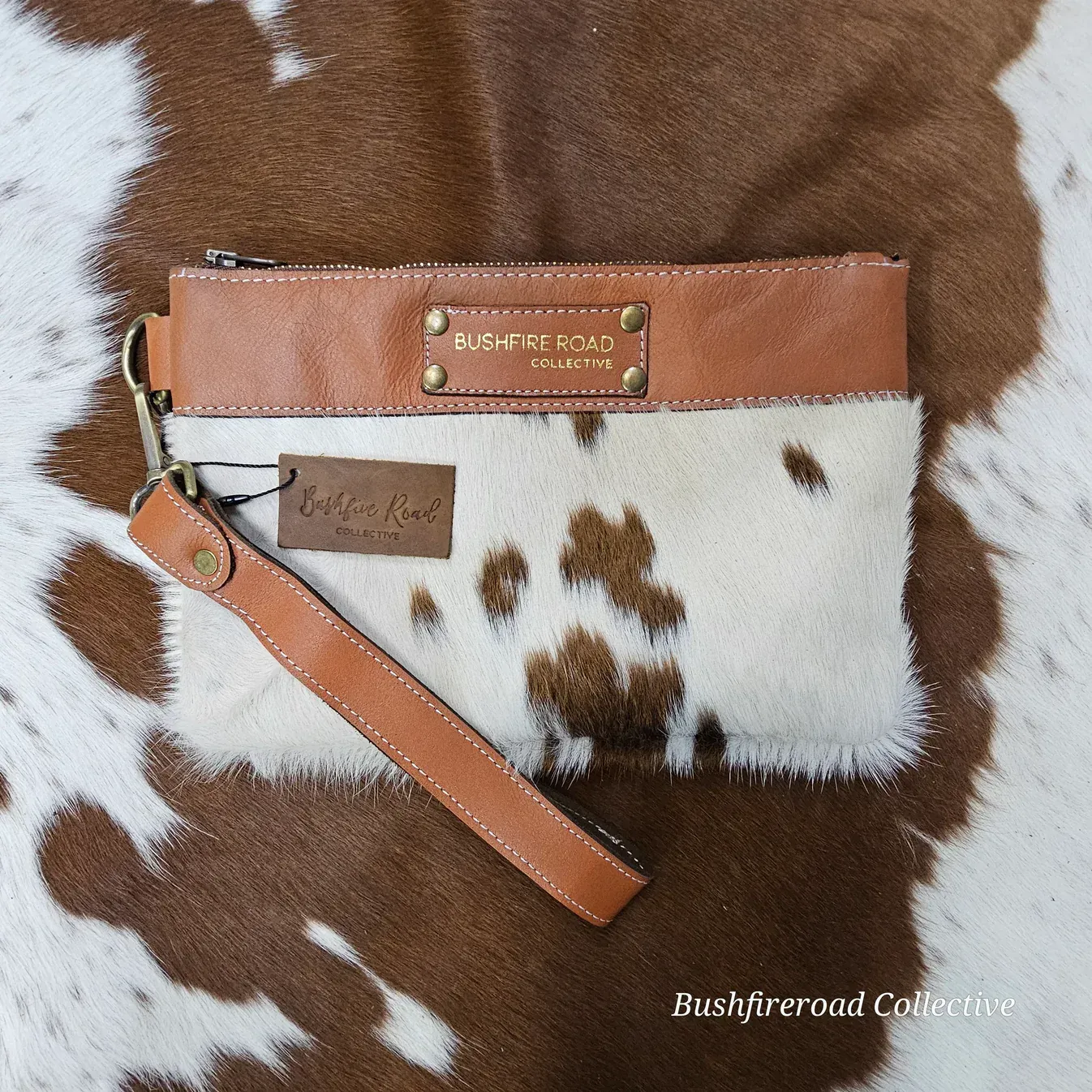 Orange Leather Crossbody Bag With Floral Tooling And White Stitching — Bushfire Road Collective in Mareeba ,QLD