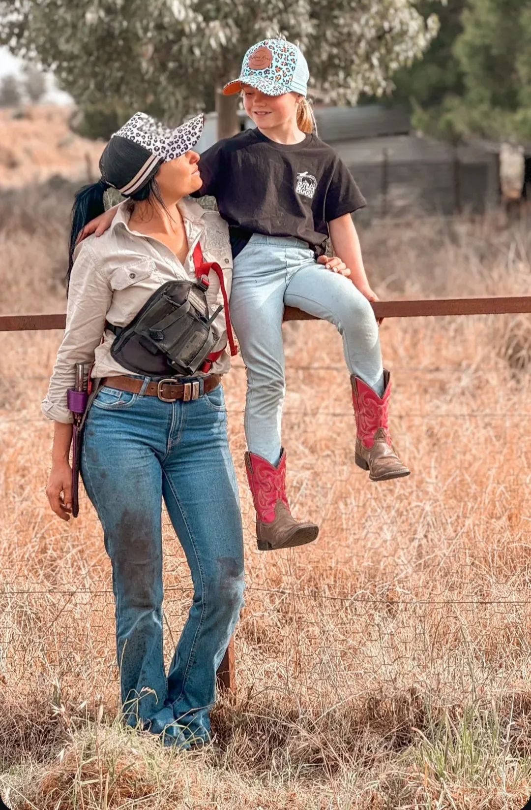 Back View Of A Black Mesh Trucker Hat With "Bushfire Road" — Bushfire Road Collective in Mareeba ,QLD