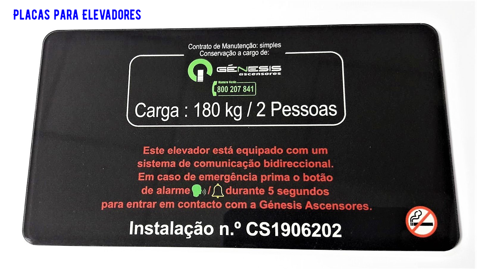 Placas para Elevadores