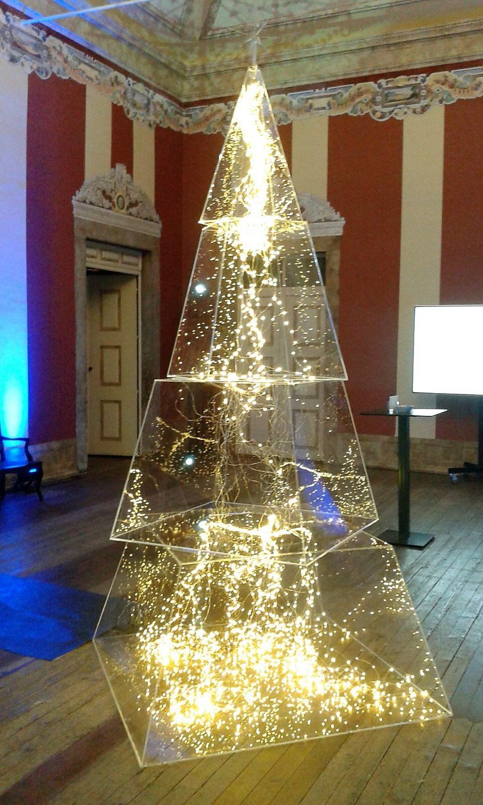 Árvore de Natal em acrílico