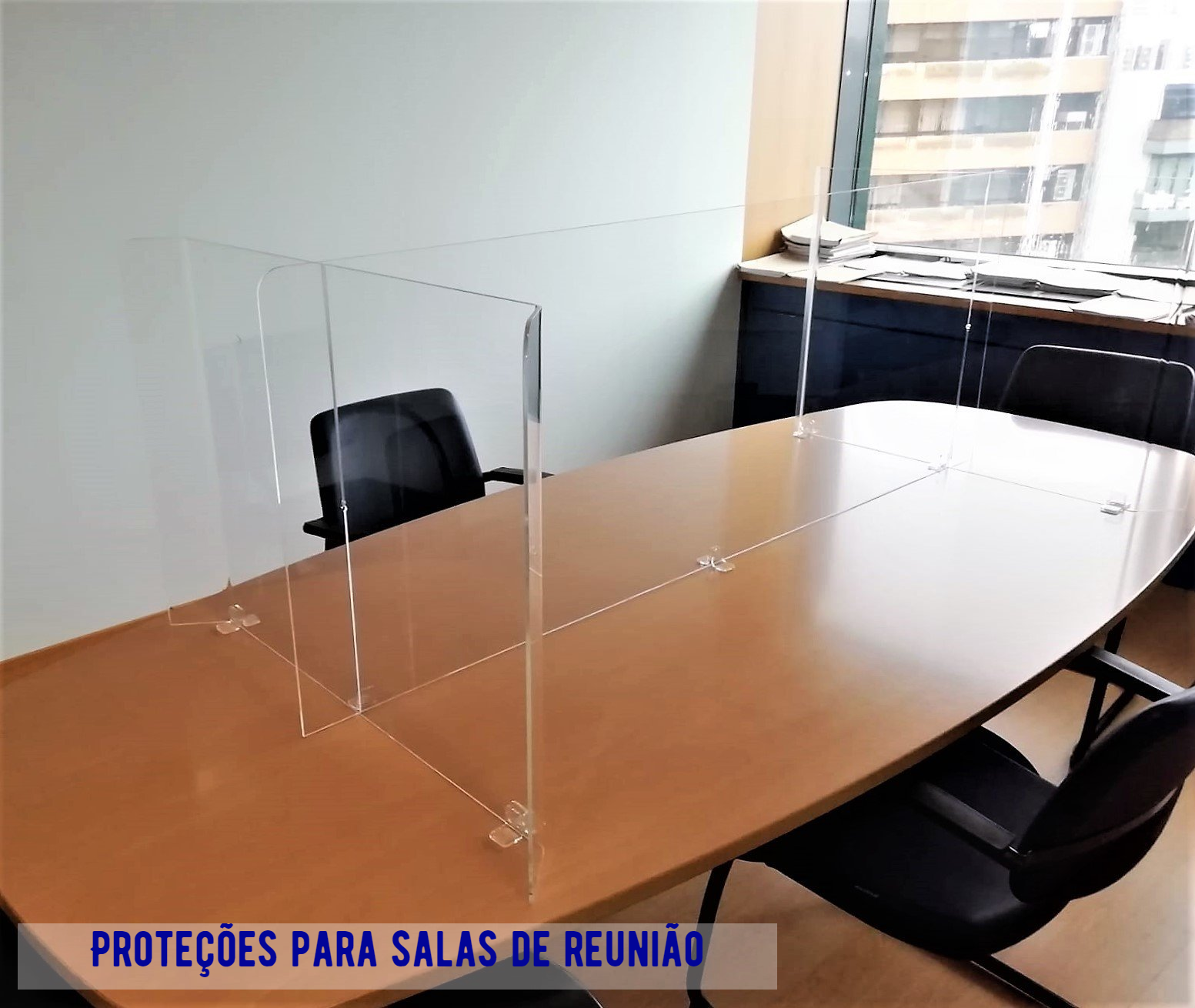 Proteções para salas de reunião