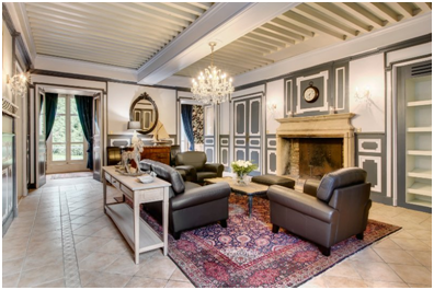 Interior view of a  living room