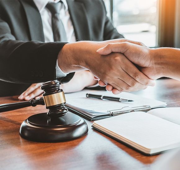 Attorney Handshake with Client — Jacksonville, NC — Gaylor, Edwards & Vatcher, PA