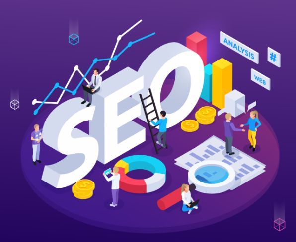 seo-analysis-isometric-composition-with-web-optimization-symbols