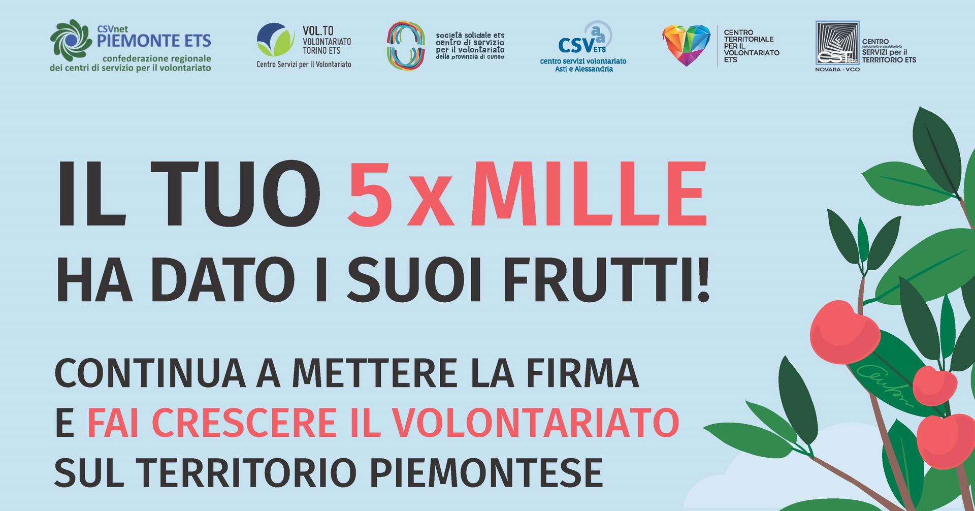 Aiuta il volontariato a crescere