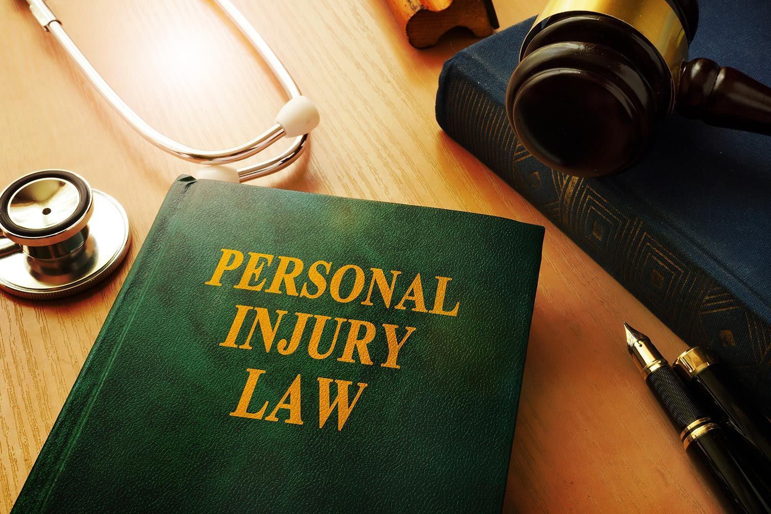 Personal Injury Law Book on Table Personal Injury Law Book on Table