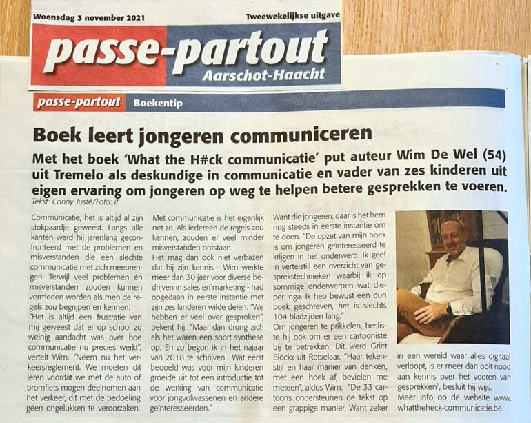 What the h#ck communicatie in Passe Partout