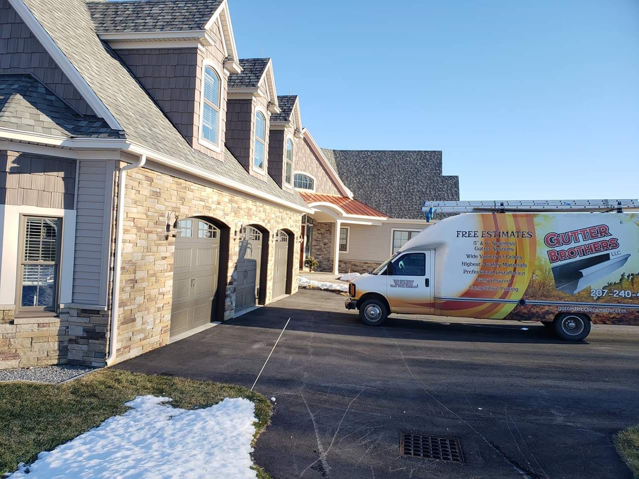 seamless gutter installation