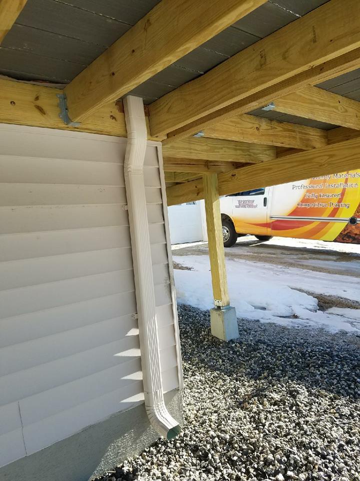 seamless gutter installation