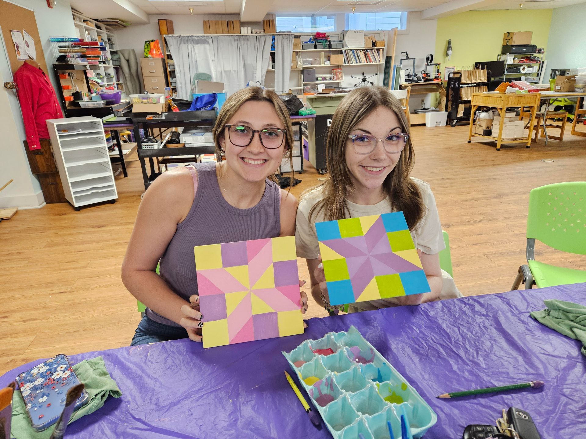 Learn To Make a Mini Barn Quilt with Marie Speer, Jan24, 9-11am