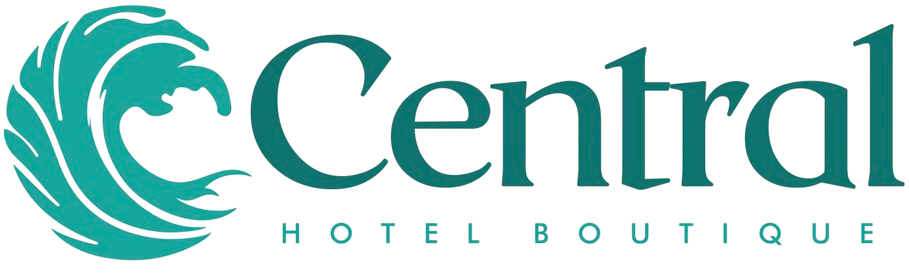 A logo for a hotel boutique called central hotel boutique