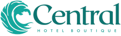 A logo for a hotel boutique called central hotel boutique