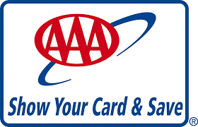 The aaa logo says show your card and save