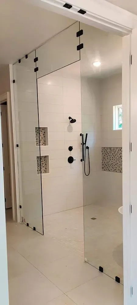 Big Shower Area — Fayetteville, AR — Fayetteville Glass Company Inc