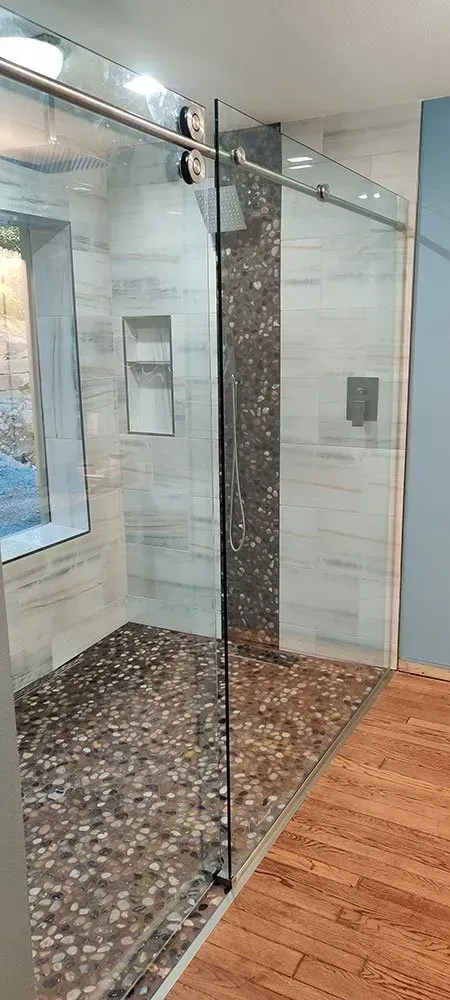 Shower Area — Fayetteville, AR — Fayetteville Glass Company Inc