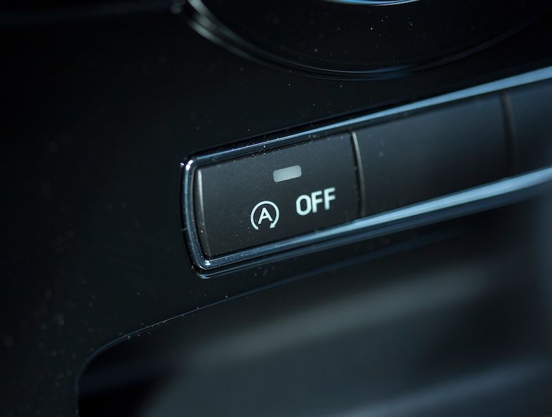 Close-up of a car start-stop button | Dana Bros. Automotive & Diesel Repair in Alma, GA