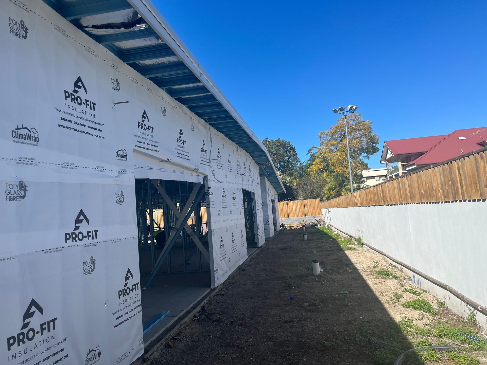 Insulation in Roof and Walls