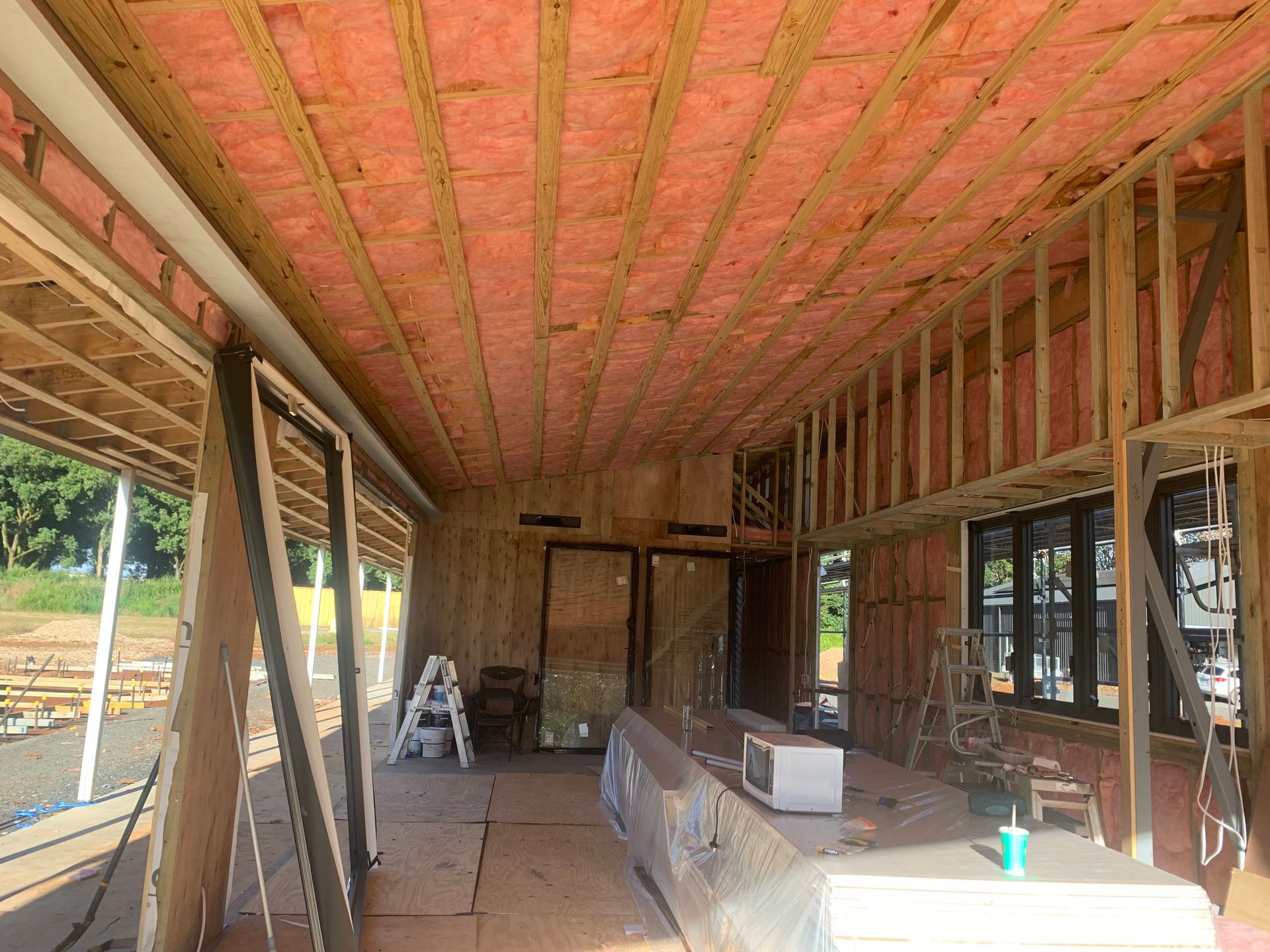 Installing Insulation in Roof