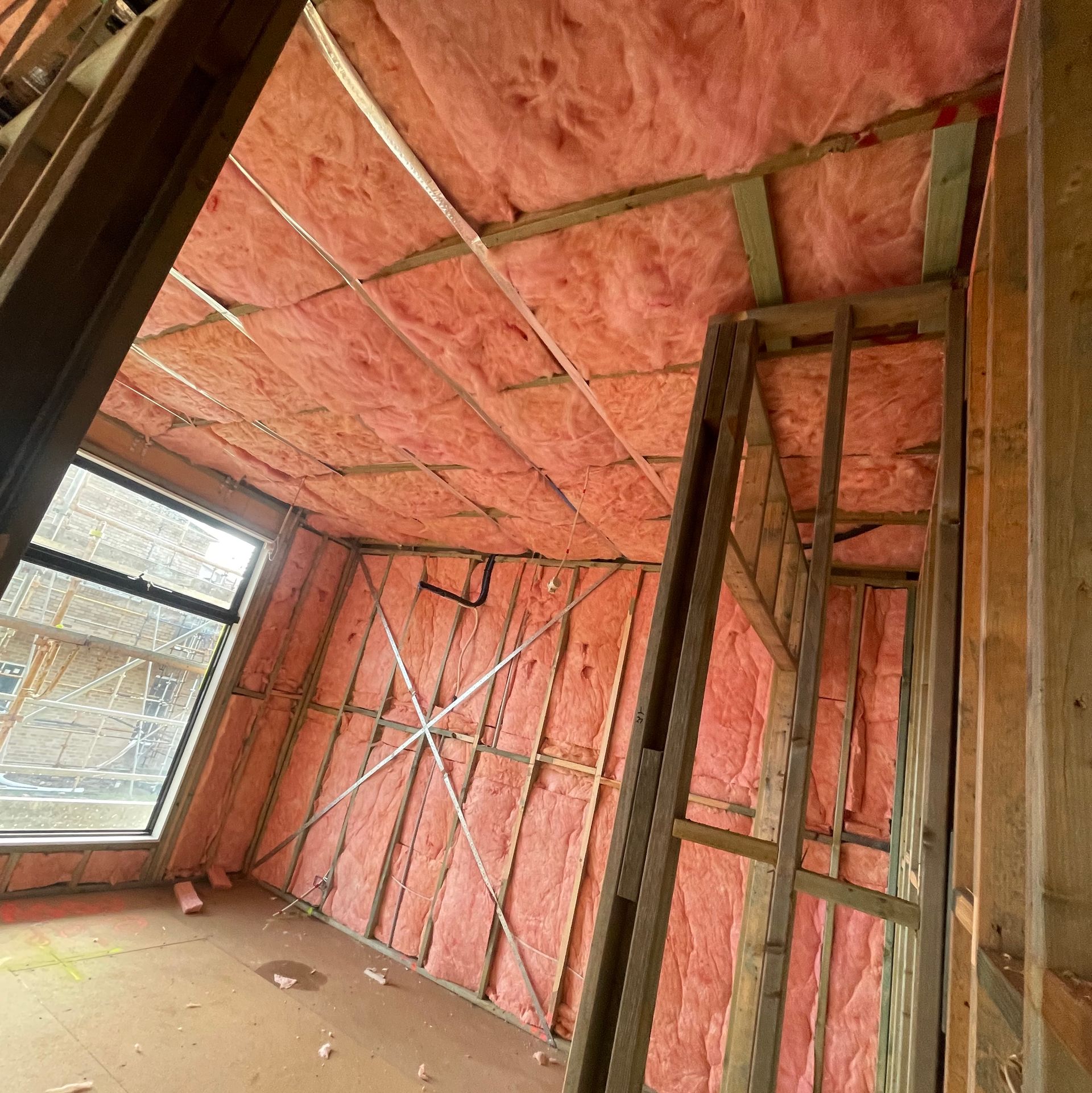 Insulation in Roof and Walls