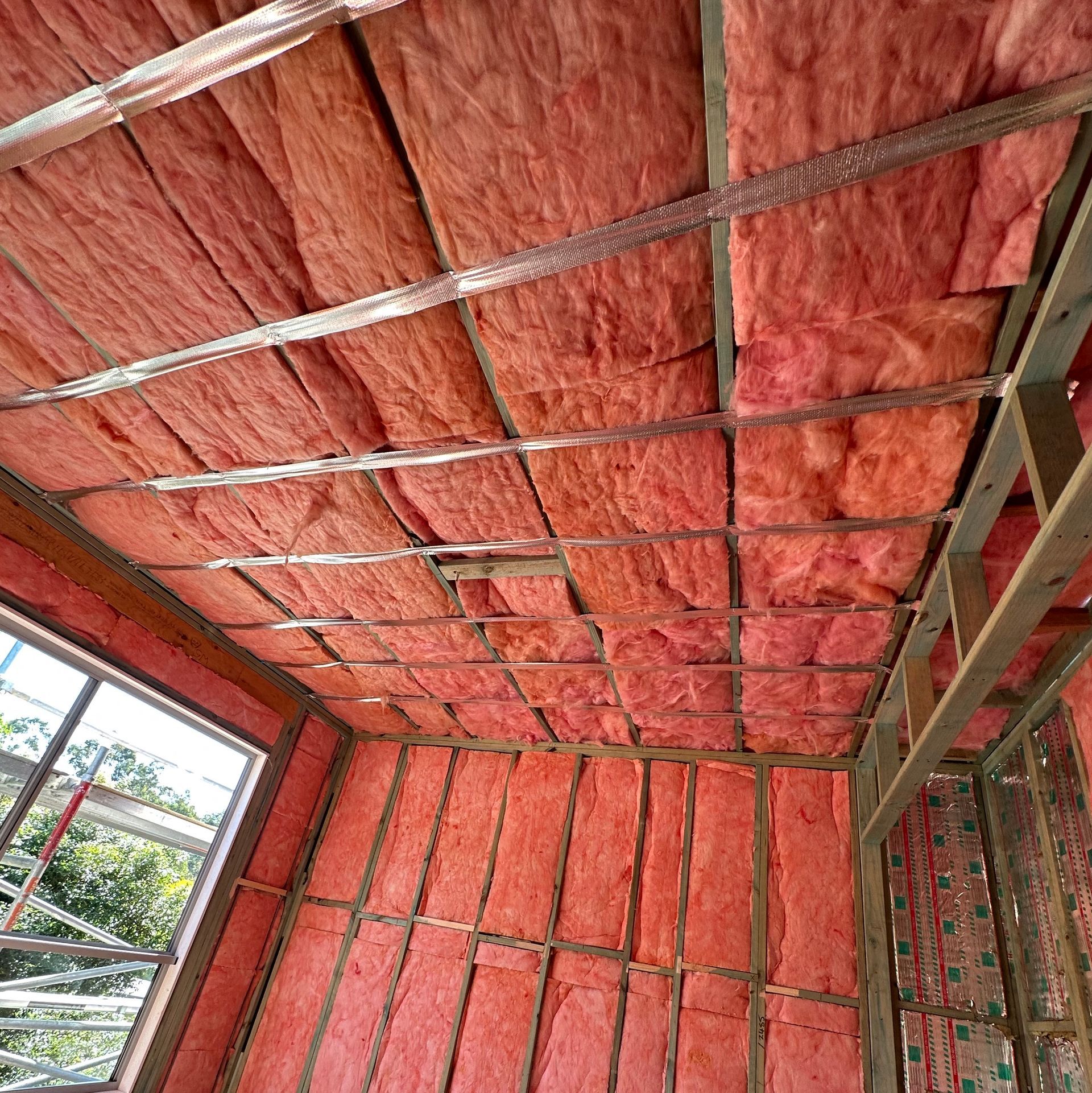 Insulation in Roof and Wall