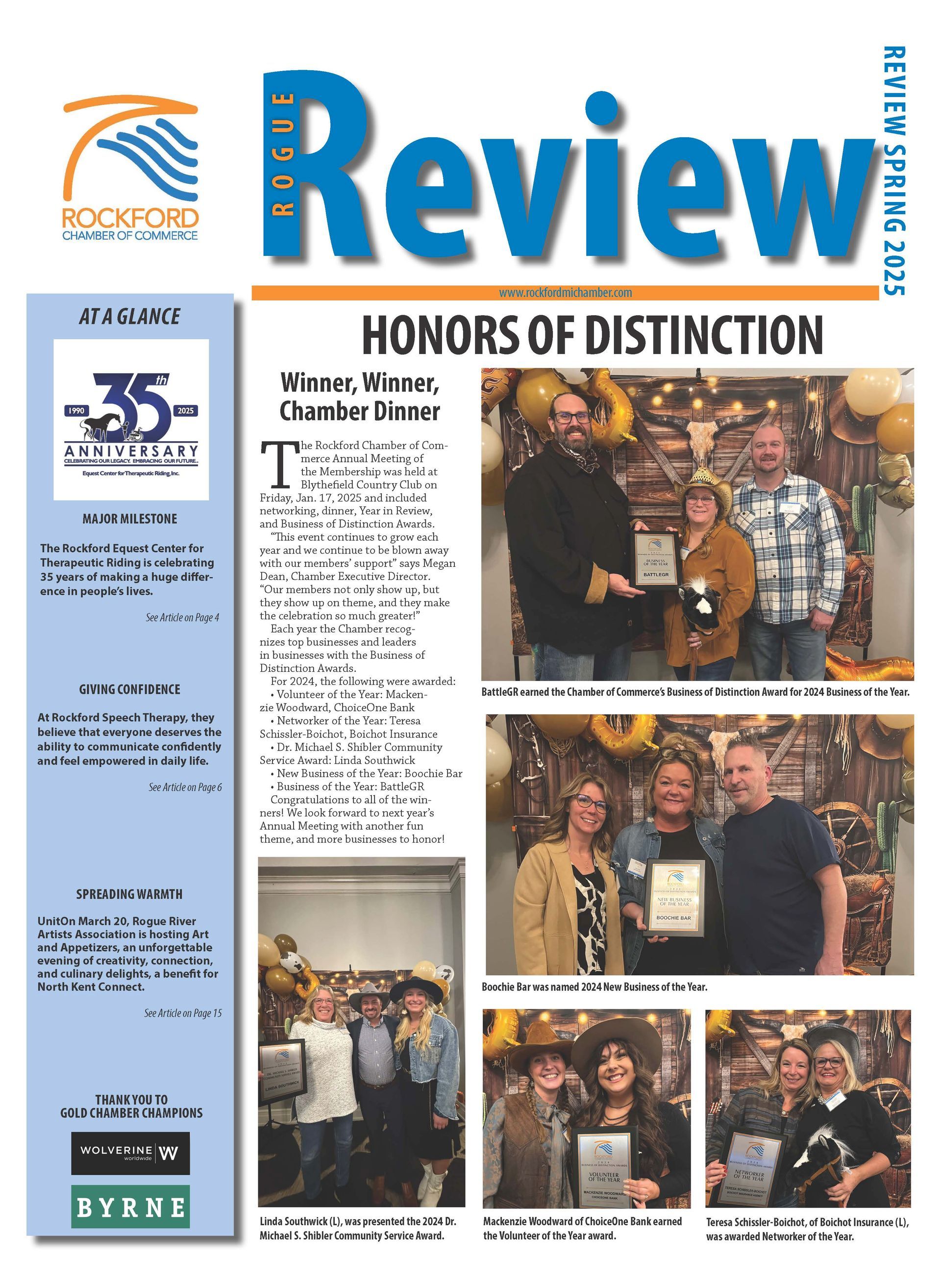 Cover of Rockford Knight Review. Feature: 