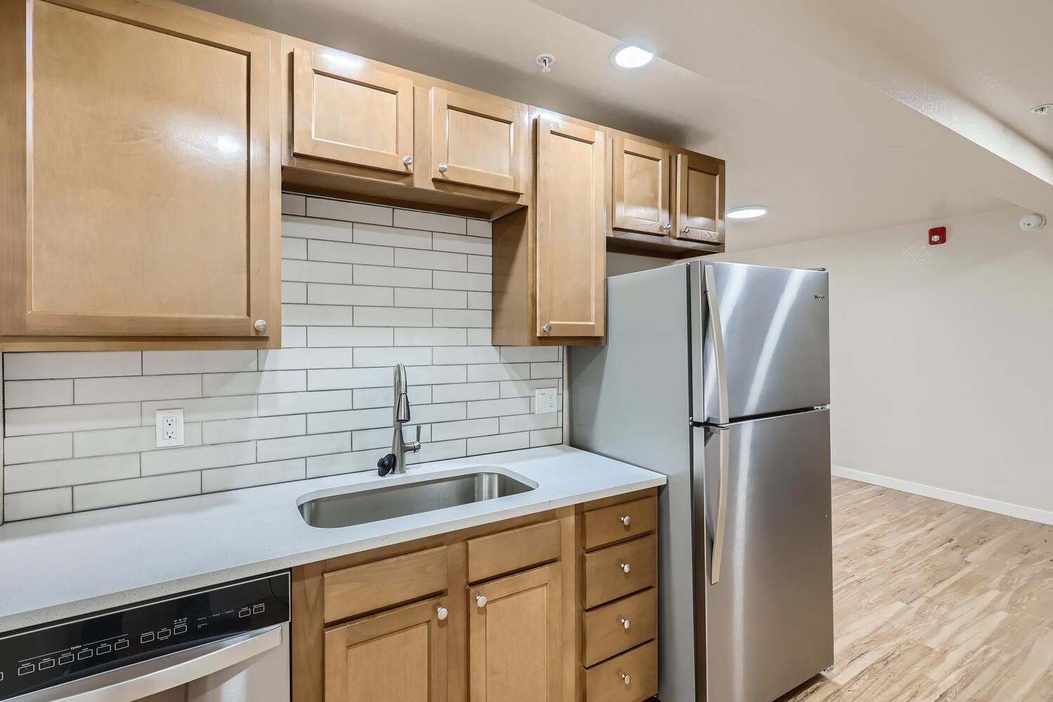 Kitchen with appliances and sink
