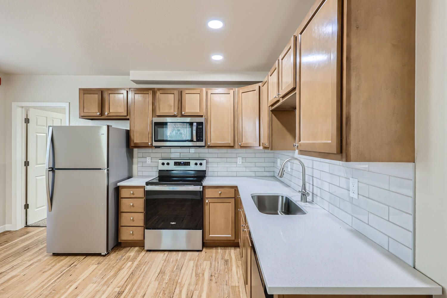 Kitchen with appliances and counter top