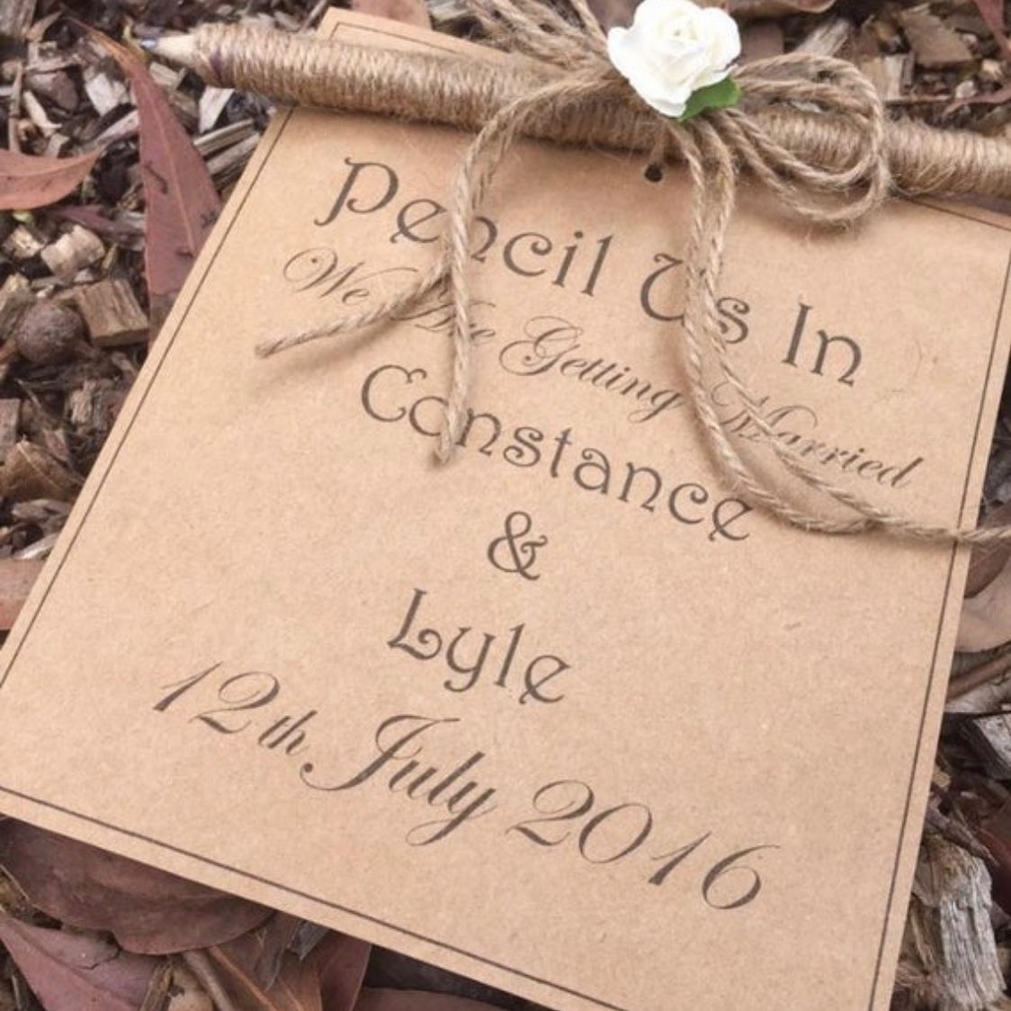Love Growes Wedding Invitations — Vintage La Belle In Mount Hutton NSW