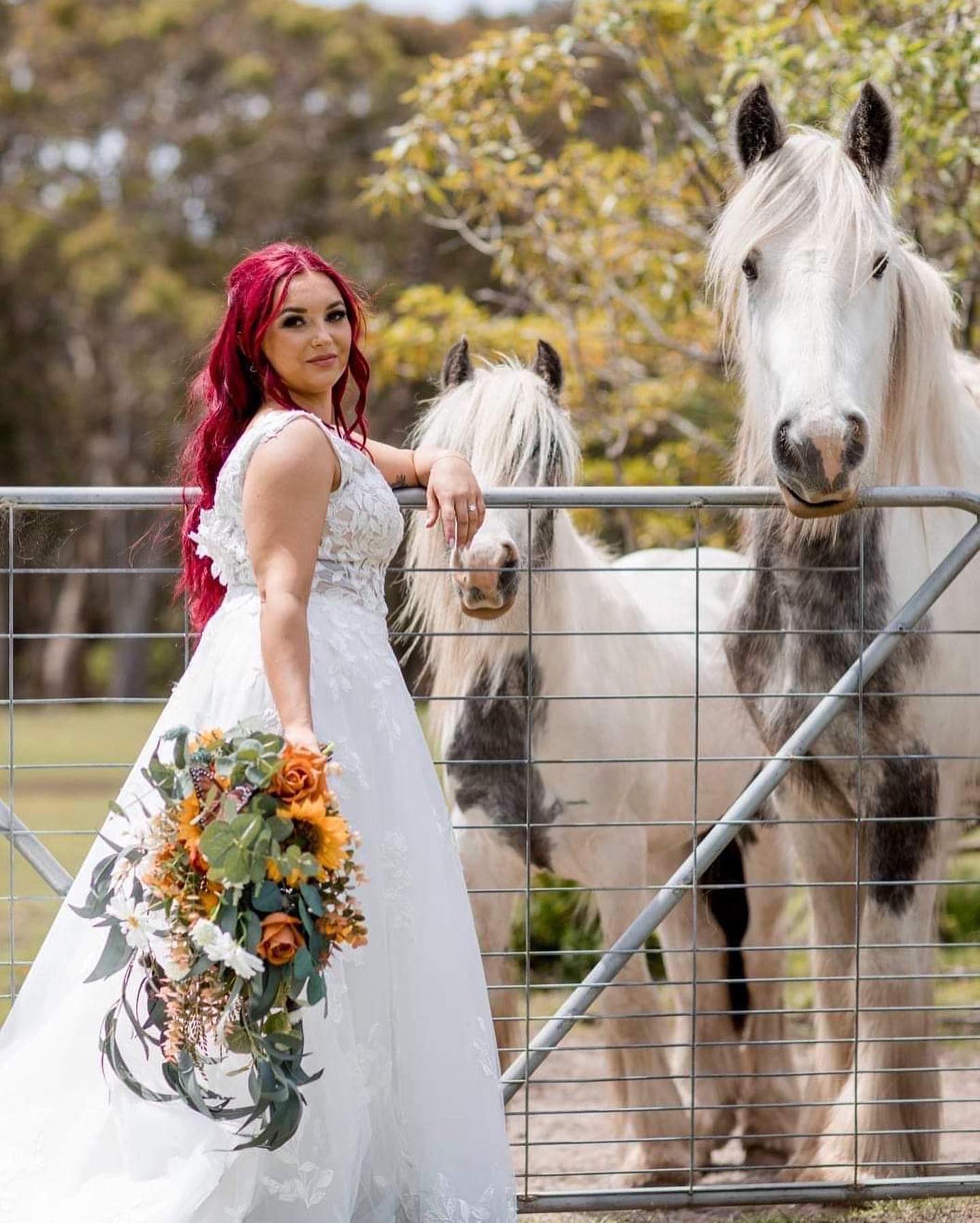 Bridal Garden Wedding— Vintage La Belle In Mount Hutton NSW