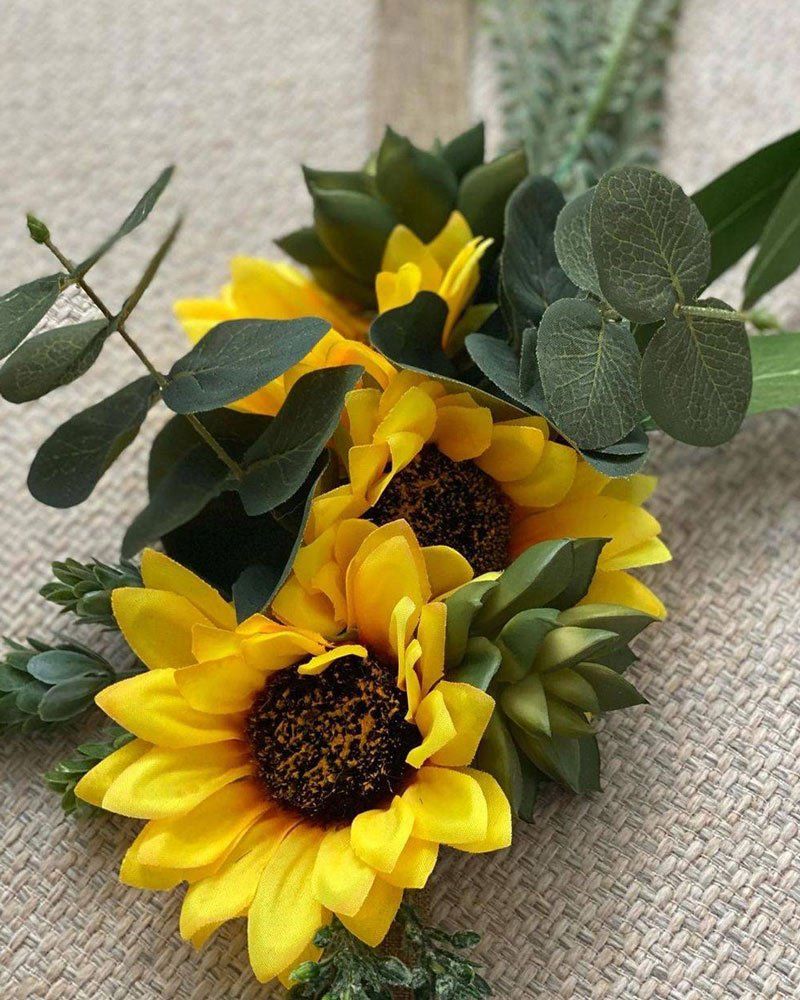 Three Sunflowers — Vintage La Belle In Mount Hutton NSW