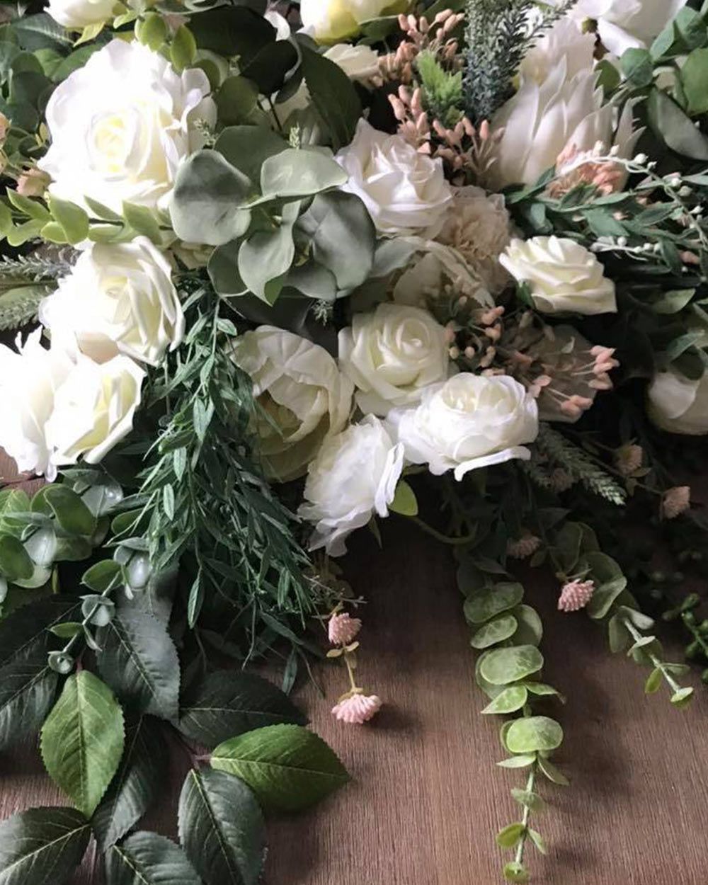White Rose Flowers — Vintage La Belle In Mount Hutton NSW