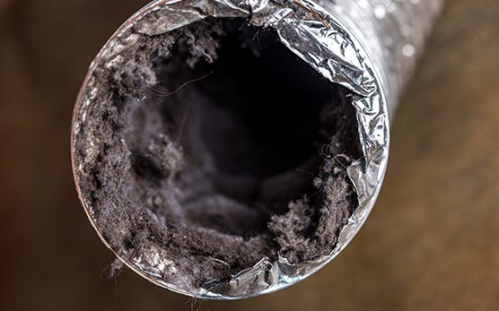 Dirty Laundry Flexible Aluminum Dryer Vent Duct — Silverdale, WA — A+ Services