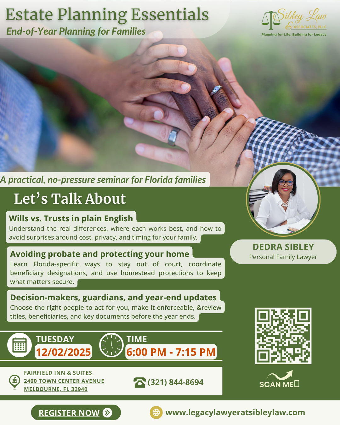 flyer for Estate Planning ESSENTIALS