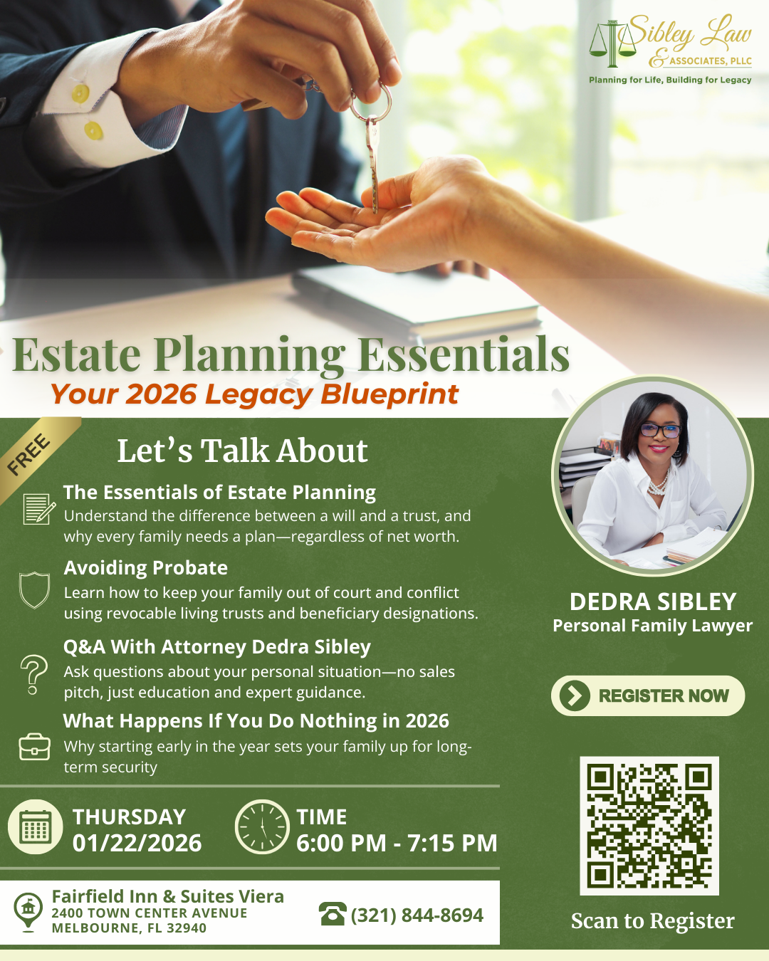 flyer for Estate Planning ESSENTIALS