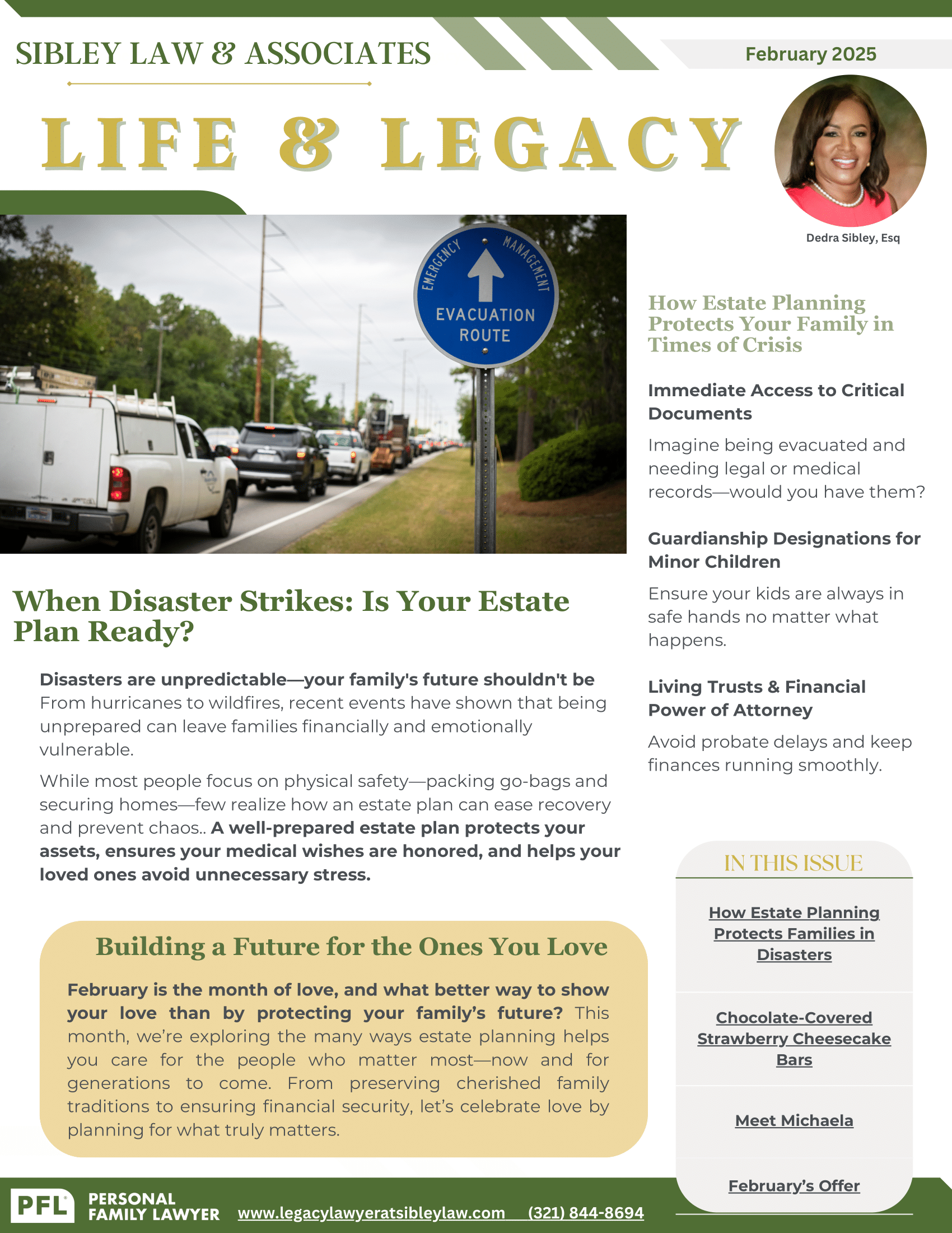 A newsletter for Sibley Law & Associates PLLC
