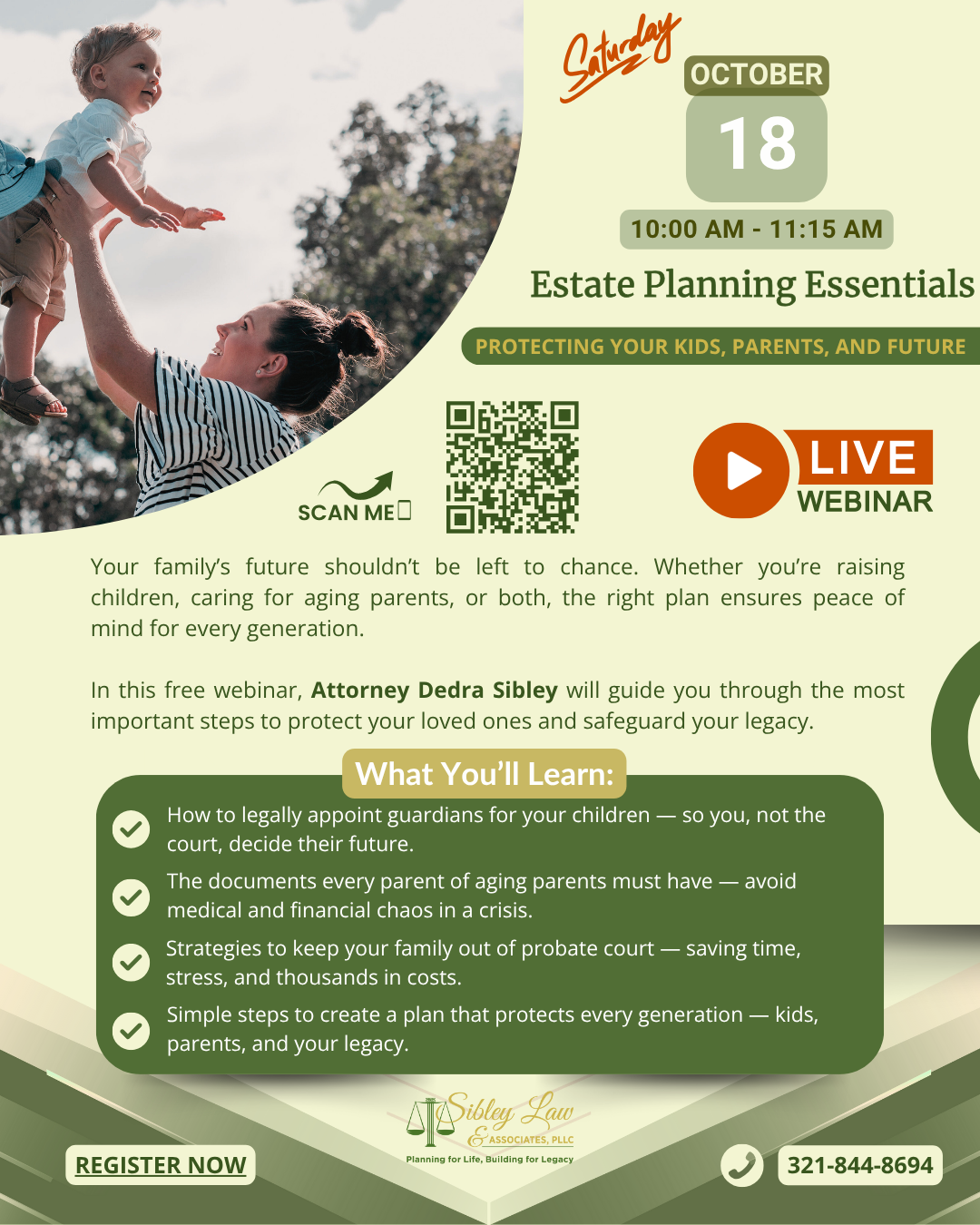 flyer for Estate Planning ESSENTIALS