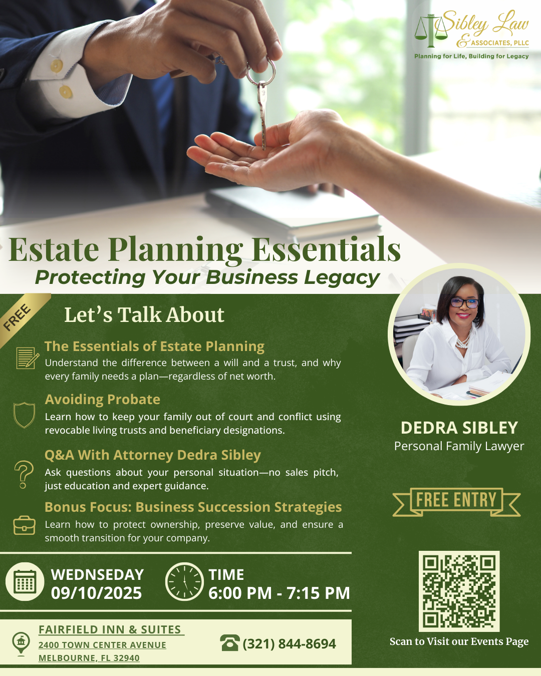 flyer for Estate Planning ESSENTIALS