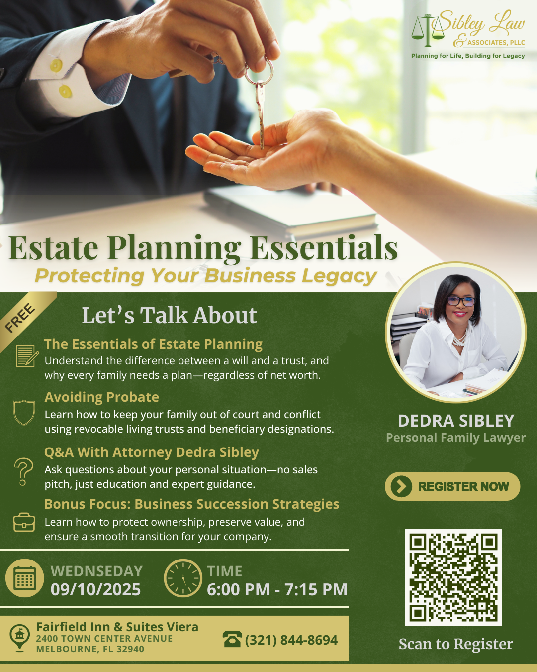 A poster for estate planning essentials your legacy , your choice