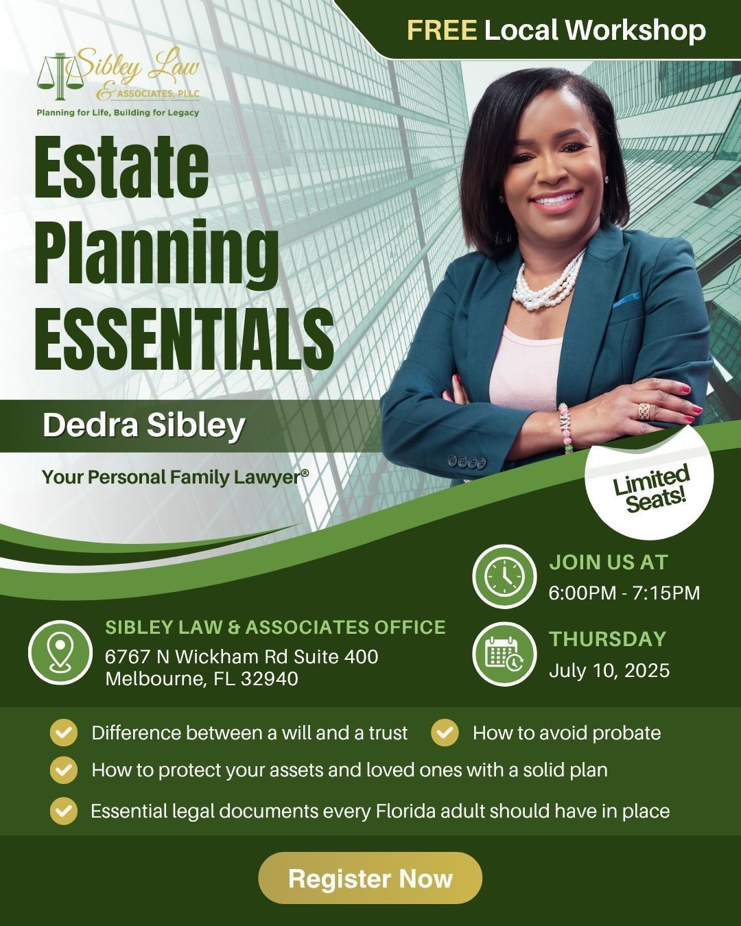 flyer for Estate Planning ESSENTIALS