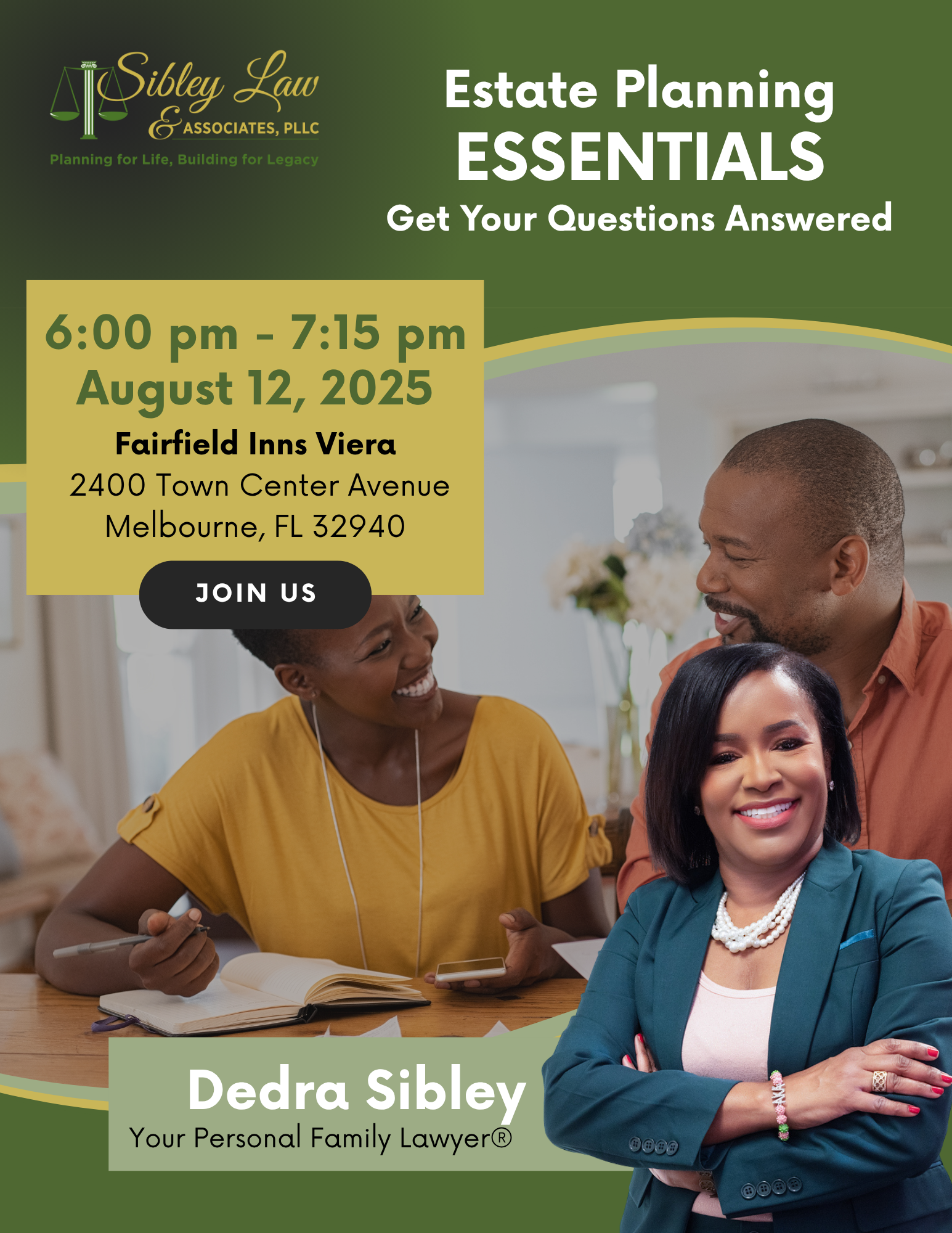 flyer for Estate Planning ESSENTIALS