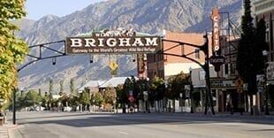 Brigham City Welcome Sign
