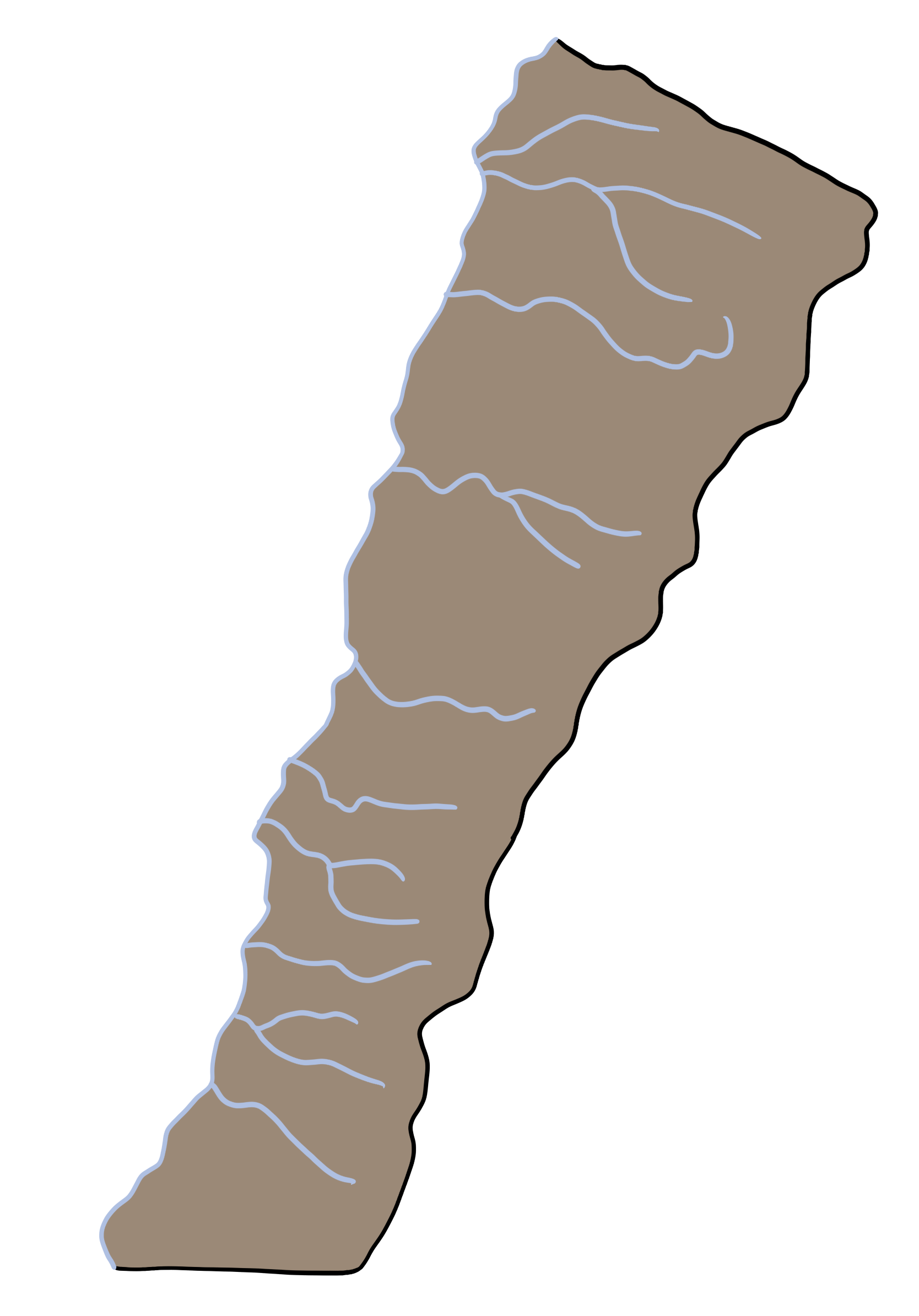 A drawing of a rock with a lot of lines on it on a white background.