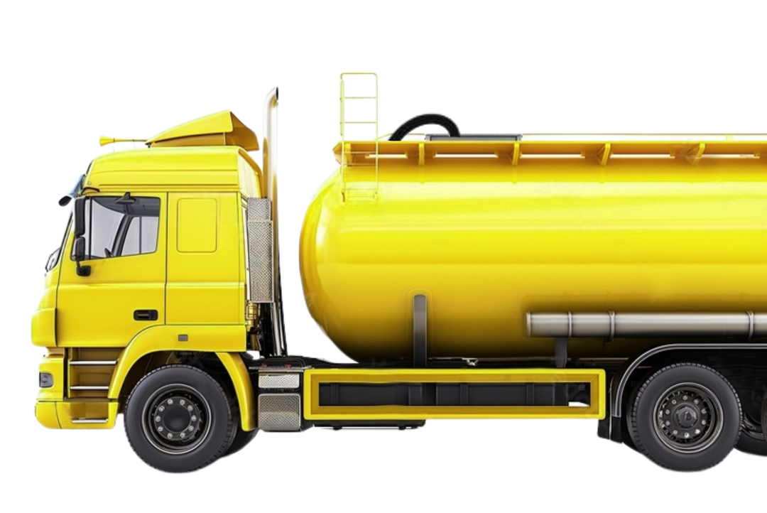 Yellow Septic Truck 